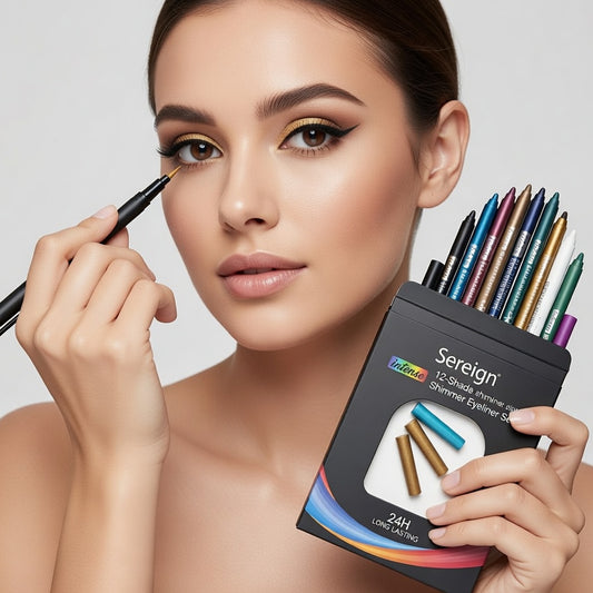 Sereign 12-Shade Shimmer Eyeliner Set
