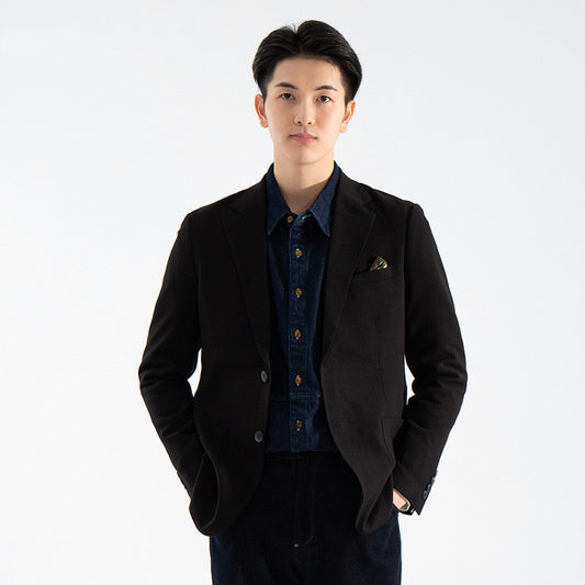 Apo Men  Suit Coat Men S New Korean Fashion Slim Fit Men S Single Breasted Leisure Business Coat