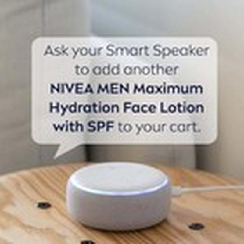 NIVEA MEN Maximum Hydration Face Lotion SPF 15 Pack of 4 Moisturizing Sunscreen