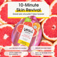 Grapefruit Iridescent Peel off Mask with Vitamin C to Refresh Dull Skin, for Men, Women and Teens, No Paraben, 3 Pack.