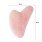 Rose Quartz Gua Sha for Face Massager Skin Scraping Guasha Lifting Natural Jade Massage for Face Gouache Scraper Wrinkle Remover