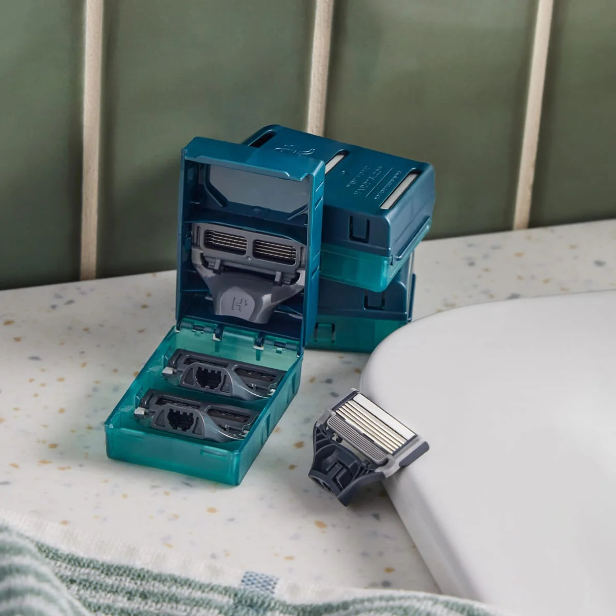 (2 Pack)  Men'S Razor Blade Refill Cartridges, 12 Count