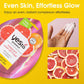 Grapefruit Iridescent Peel off Mask with Vitamin C to Refresh Dull Skin, for Men, Women and Teens, No Paraben, 3 Pack.