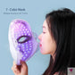 7 Color LED Facial Mask with Neck Red Light Therapy Mask for Skin Tightening/Lifting - Anti-Aging Bio-Light Beauty
