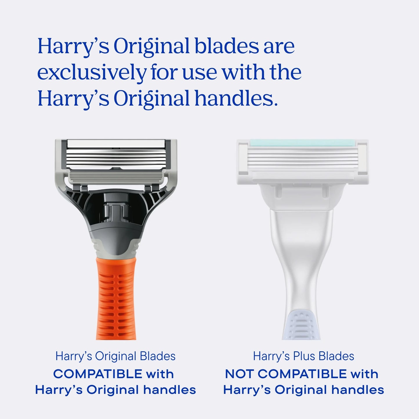 Original Shaving Razor for Men with 2 Razor Blade Refill Cartridges, Charcoal Gray