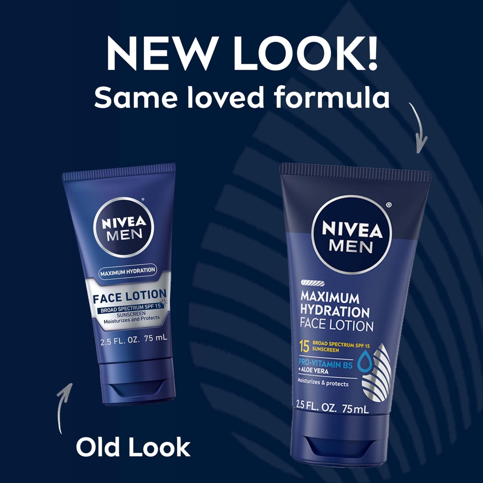 NIVEA MEN Maximum Hydration Face Lotion SPF 15 Pack of 4 Moisturizing Sunscreen