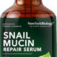 New York Biology 96% Korean Snail Mucin Serum for Face 3.38 Fl. Oz 100 Ml – Facial Skin Care Snail Mucin Moisturizer for Dry, Dull Skin and Wrinkles – Skin Care Hydrating Face Serum