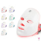 7 Color LED Facial Mask with Neck Red Light Therapy Mask for Skin Tightening/Lifting - Anti-Aging Bio-Light Beauty