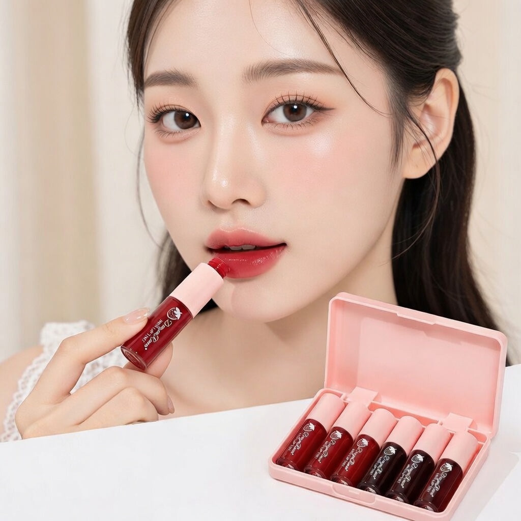 6-Shade Velvet Lip Tint Set